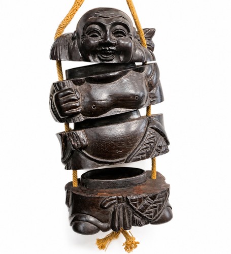 Antique japanese case hotei - japanese, 4-case