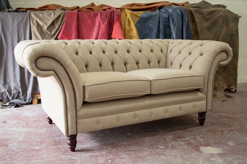 Seater chesterfield beige - 2,