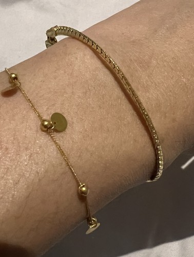 Genuine 18k yellow gold
