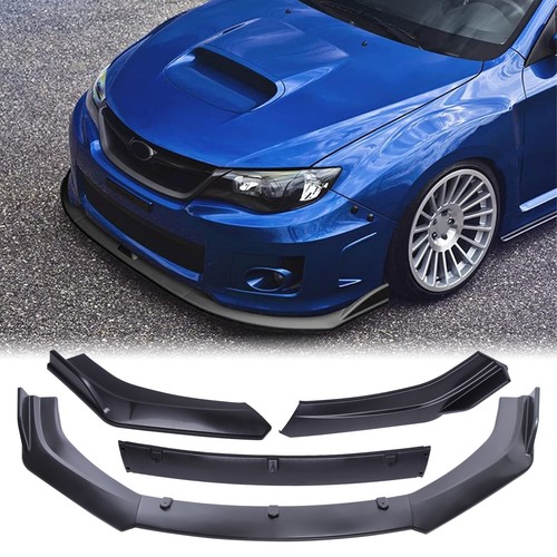 Matte front bumper lip - front, spoiler