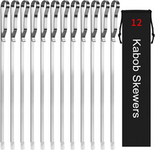12pc Kabob Skewers 17"