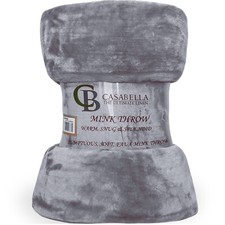 Faux Fur Throw Blanket Double King Size Mink Sofa Bed Luxury Large 12 Colours!!