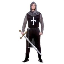 Mens Medieval Black Knight