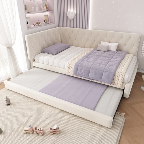 Upholstered sofa bed with - upholstered,