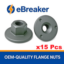 15x BMW MINI 10mm Hex Head Plastic Self-Threading Trim Fixing Nut Splash Gaurds