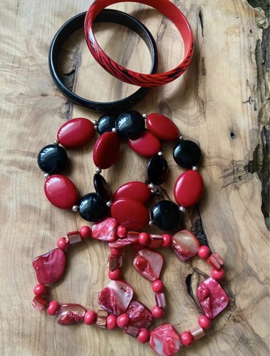 Black red lovely stretchy - 6,
