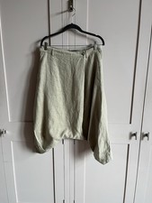 Beige Linen Skirt/Cullotes