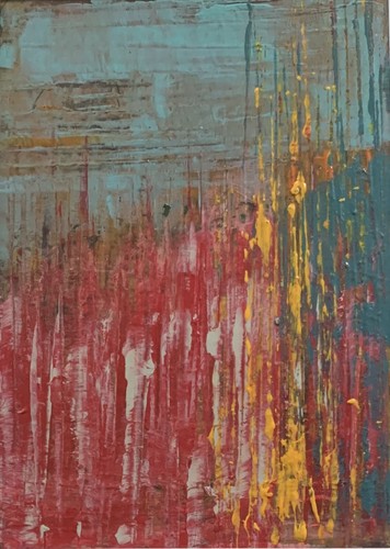 Original textured abstract - original,