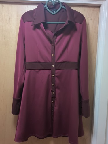 Karen millen burgundy dress - burgundy,