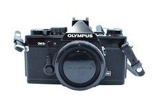OLYMPUS OM-2N SLR Film Camera (Body Only) w/ Neck Strap - C76