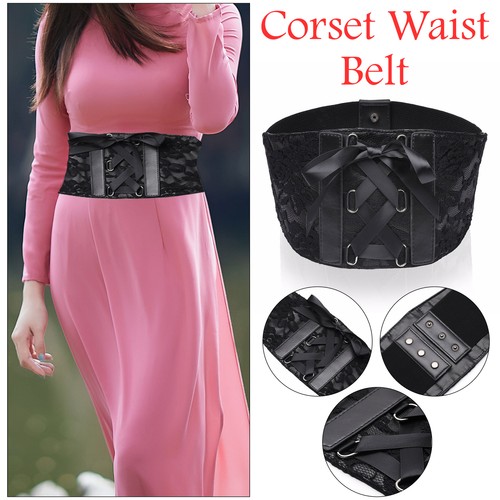Women ladies wide corset belt - ladies,