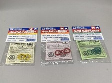 Tamiya 4wd Mini Racer 17-19mm O-ring Set Rollers Red/Green/Yellow 15190 15191 92