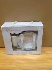 5 Piece Melamine Feeding Set Cup Bowl Plate Cutlery - Bambino Baby Boy