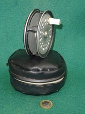 VINTAGE (1960) "THE FLYMAN"  3.5ins REEL BY EDGAR SEALEY. V.GOOD WITH NICE CASE.
