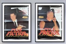 Pulp Fiction Posters, Vincent Vega, John Travolta, Bruce Willis, Tarantino