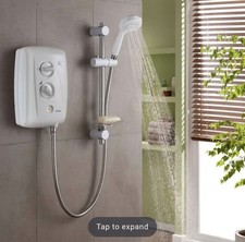 Triton T80Z Electric Shower 8.5 KW Fast-Fit White/Chrome