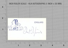 Fred titmus hand signed card - titmus,