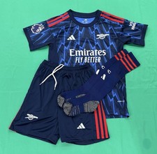 Arsenal 2025/26 junior away kit shirt/shorts/socks bundle (SIZE 24 8-9yrs)