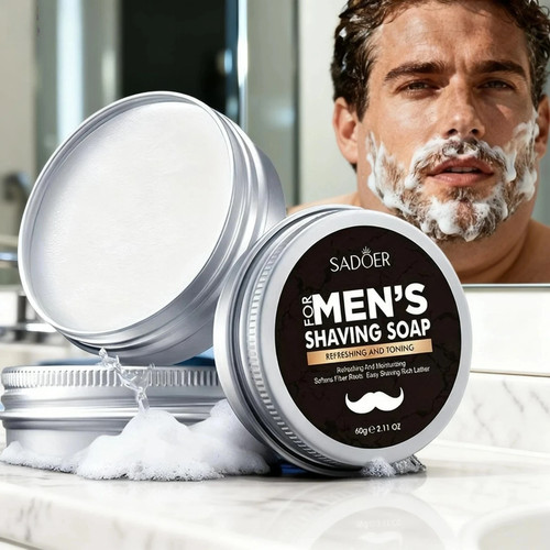 Men shaving soap - men's, olive