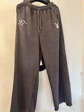 Grey playboy joggers - , size