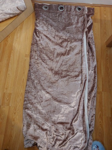 Velvet curtains pair lined - velvet,