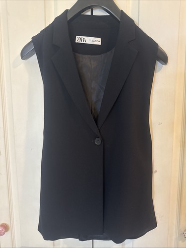 Zara black sleeveless - sleeveless, blazer