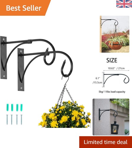 Durable black metal - metal, hanging
