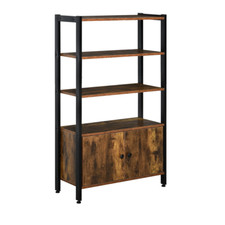 Industrial Style Bookcase With