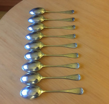 SET OF NINE VINT.SILVER PLATED