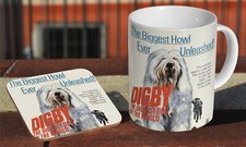 Digby The Biggest Dog in the World - Ceramic Coffee / Tea Mug + Matching Coaster