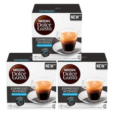 3x NESCAFE DOLCE GUSTO DECAF PACKS COFFEE  PODS CAPSULES. ESPRESSO, LUNGO,