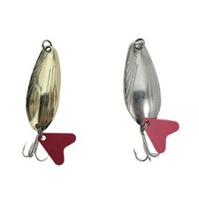 Fishing Lure Spinner 2pc Gold