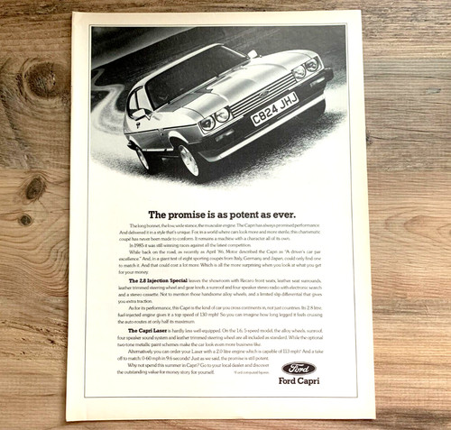 Ford capri laser 2 8 - ford,