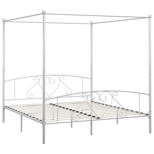 Canopy bed frame metal single - canopy,