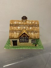 Vintage country Beswick 273 Log Cabin / Cottage Cheese Butter Dish Holder