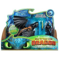 How to Train Your Dragon 3 Hiccup & Toothless Action Figure Set Collectible Toy