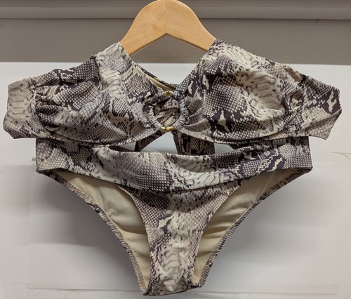 Heidi klein snake print halter - snake,