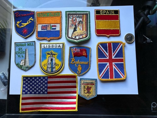 Vintage sew patches - sew-on, job
