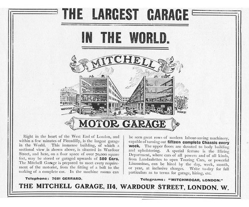 Mitchell motor garage wardour - mitchell, garage,