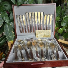 Vintage Cutlery Set Bronze &
