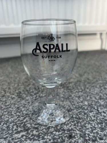 Aspall cider half pint glass - cider,