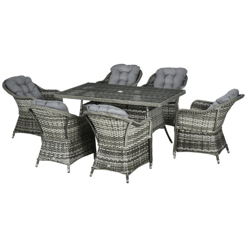 Outsunny seven piece rattan - outsunny,