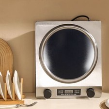 5000W Commercial Electric Induction Stove Concave Cooktop Cooker Stainless Steel