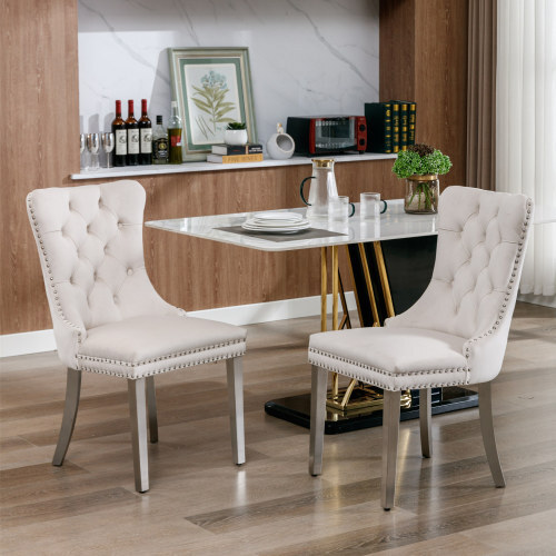 2set velvet upholstered - velvet,