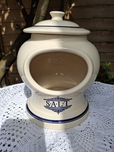 Victorian pottery 1869 salt - victorian,