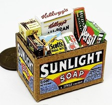Dolls House Cardboard Grocery