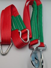 Red Winching Assistance Straps