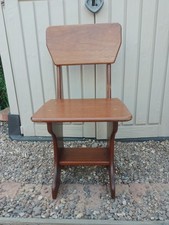 Vintage Wooden Church Chair