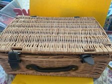 Empty Hamper Wicker Storage Basket Brown
