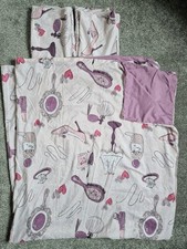 Pink Girls Kids Small Double Bed Duvet Cover Set Bedding Easy Care Soft Feel